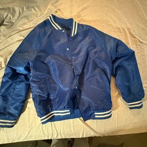 Brand Blue Bomber Jacket